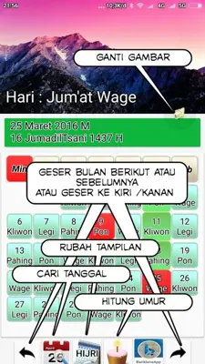 kalender hijriyah dan jawa android App screenshot 9