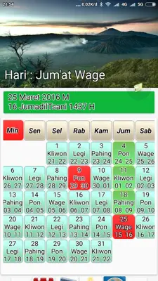 kalender hijriyah dan jawa android App screenshot 11